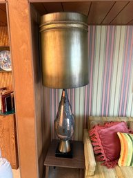 Vintage Tall Table Lamp With Shade