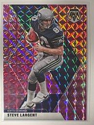 2020 Panini Mosaic Steve Largent Pink Prizm Card #182