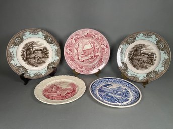 Variety Of Scenic Plates