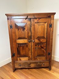 A Rustic Pine Cabinet