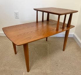 Mid Century Modern Tiered Side / End Table