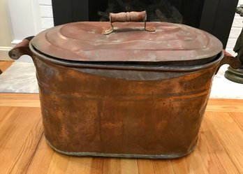 Oval Copper Pot