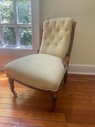 Lovely Antique Slipper Chair From London, England