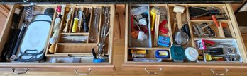 Two Drawers Of Kitchen Utensils