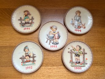 Goebel Collectors Club Annual Plate 1991-1995