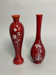 Gorgeous Vases With Opalescent Flowers