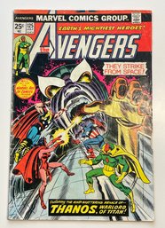 Marvel Comics The Avengers Issue #125 Thanos Warlords Of Titan 1974
