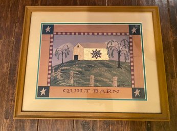 Quilt Barn Beauty - Framed Artistic Charm