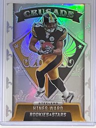 2021 Panini Rookies And Stars Hines Ward Crusade Silver Prizm Card #CR-17