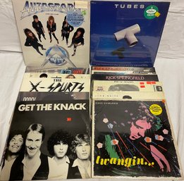 Various Rock Vinyl Albums Including Tubes And Autograph