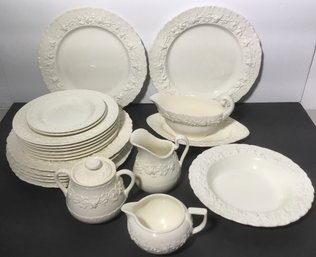 Wedgwood Of Etruria & Barlaston, Embossed Queensware Sets