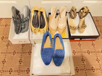 Five Pairs Ladies Shoes Sized 9-9