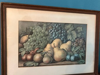 Framed Fruit Still Life Print