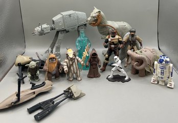 Large Lot Of Star Wars Toys