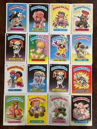1985 Garbage Pail Kids. First Year First Edition Cards In Excellent Condition. 16 Card Lot. All Cards Pictured