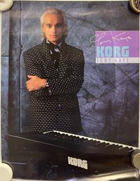 Tony Kaye Korg Poster