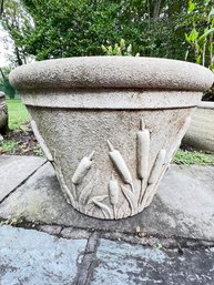 Very Large Outdoor Cement Flower Pot