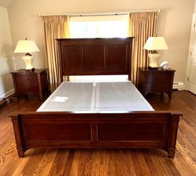 Hooker King Size Bed With Tempurpedic Adjustable Split Twin Base