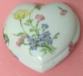 Limoges Heart Porcelain Keepsake Box.