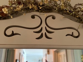 Wall Mirror With Cut Work And Garland