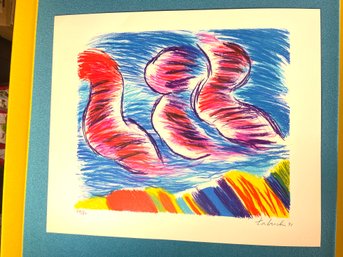 Yasse Tabuchi 74/80 Lithograph 1971 Hand Signed And Numbered  - Spectacular