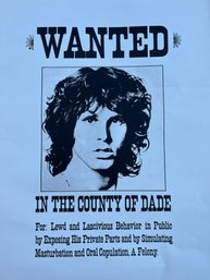 Jim Morrison Poster - Wanted