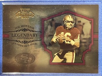 2004 Playoff Contenders Joe Montana Legendary Contenders Card #LC-5    Numbered 19/750