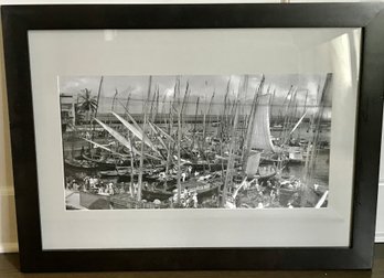 Salvador Bahia Habour With Fishing Boats Framed Picture