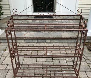 Large Iron Garden Planting Rack