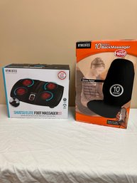 Homedics Back Massager And A Foot Massager