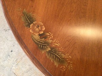 Gorgeous Hitchcock Dining Table With 2 Leaves Stenciled