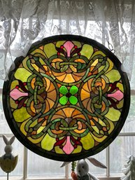 Stained Glass Round Hanging