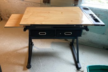 Arts And Craft Desk With Stool
