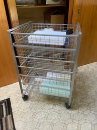 Elfa Metal Rolling  Storage Bins