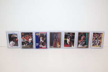 7 Card Group Of Michael Jordan Cards - Group 3 - Fleer Ultra - NBA Hoops - UD