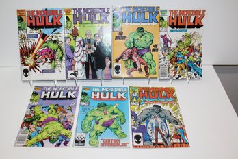 7 Comic Incredible Hulk Group #318-#324 - 7 Comic Consecutive Run Collectable #324!