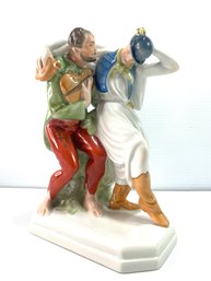Herend Hungary Dancing Men Figurine