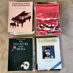 Lot Of Song Books And Sheet Music