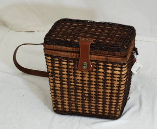 Over Shoulder Wicker Basket