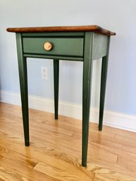 Green Painted Stand