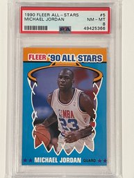 1990 Fleer All Stars Michael Jordan Card #5    PSA 5