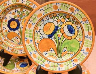 Arts And Crafts Style Ceramic Serving Ware Set From Spain