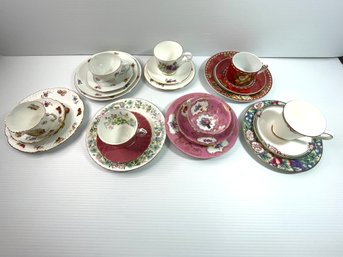 Rosenthal , Hammersley, Sadler ,Doulton , And Bohemian  Bone China Tea Cups And Saucers