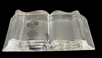 St Louis French Crystal Book Paperweight