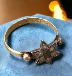 Antique Gold Star Ring