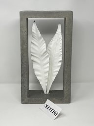 Palecek Indoor Outdoor Dracaena Leaves Shadow Box, New With Tags ( Retail $399 )