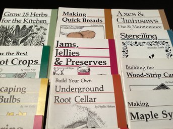 A Large Selection Of 19 Storey Publishing Booklets Homesteading Skills