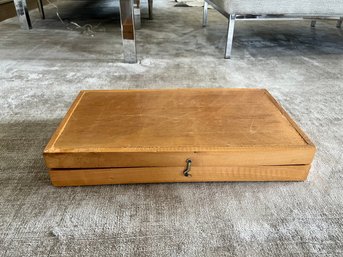 Backgammon Set- Wooden Rustic Box