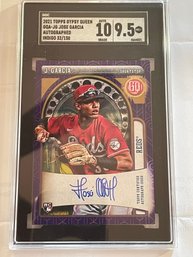 2021 Topps Gypsy Queen Jose Garcia Rookie Auto Card #GQA-JG   SGC Gem Mint 10    Numbered 32/150