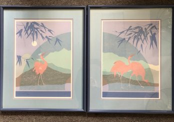 Cranes I And Cranes II, Signed And Numbered